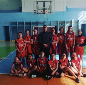 21 февраля состоялась игра по баскетболу среди девушек 2007-2008 г г.рождения в г. Моздок.